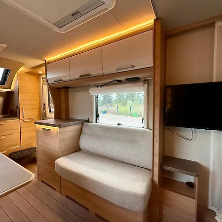 Camping Santa's Trailer